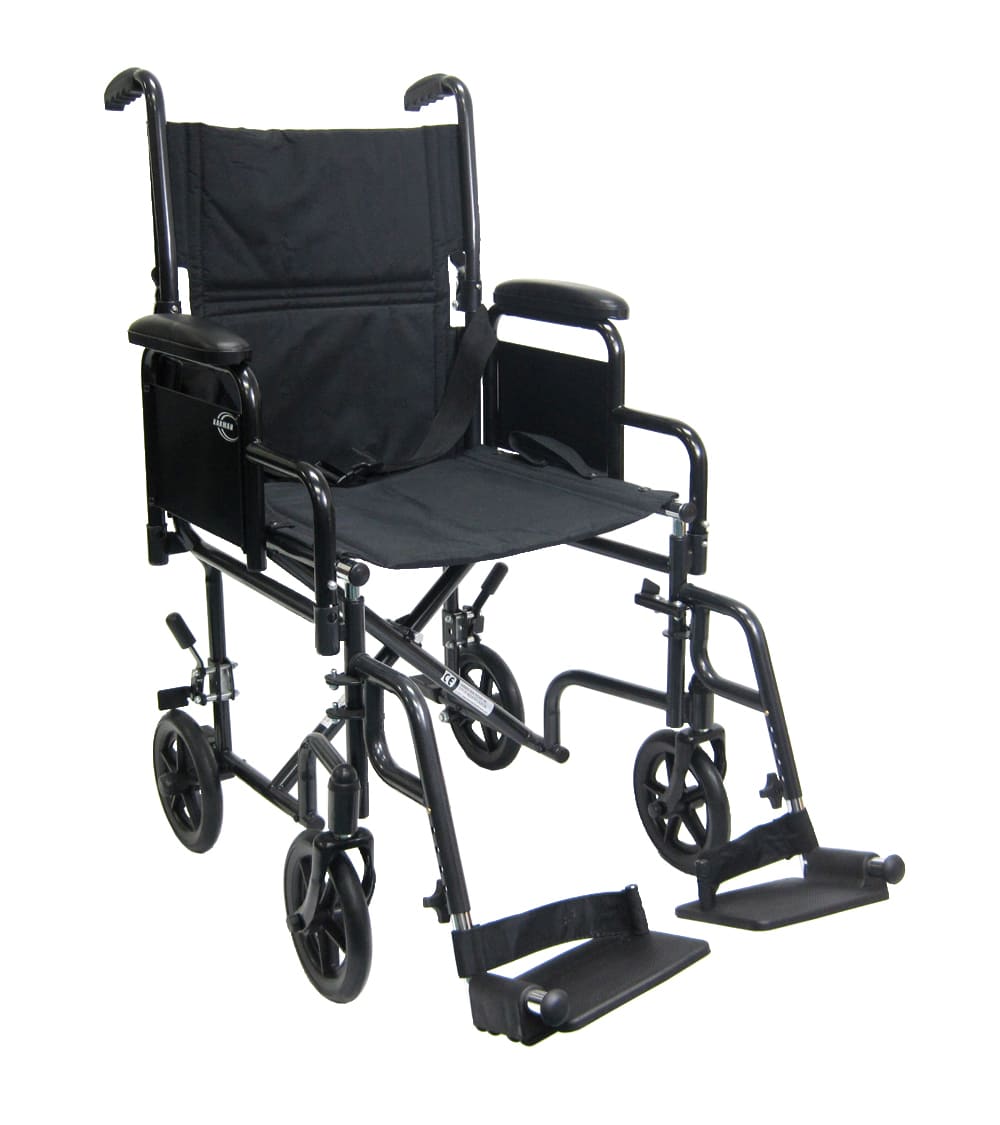 T 2700 Transport Wheelchair Detachable Armrest Karman Healthcare